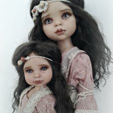 Новый год... Новые девочки... мои первые январские снежинки