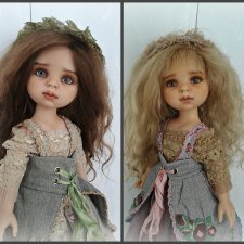 Подружки Вика и Лика.ООАК кукол Паола Рейна