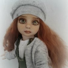 Маленький воробушек.ООАК куколки Петси от Р.Тоннер