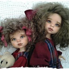 Лелька и Олька.ООАК кукол Паола Рейна