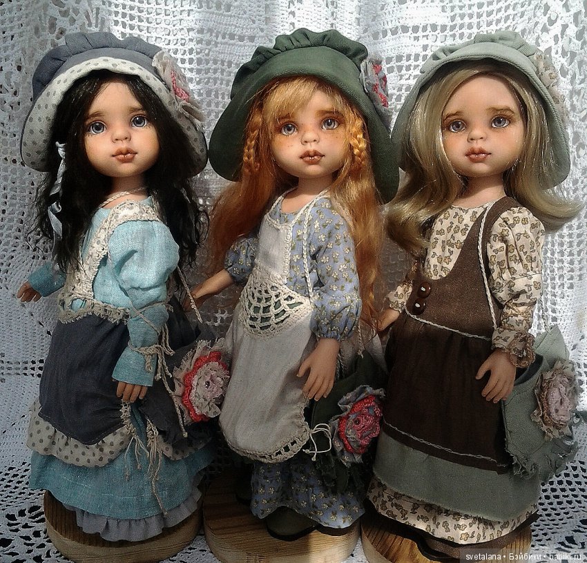 Вера.Надежда.Любовь.ООАК кукол Паола Рейна