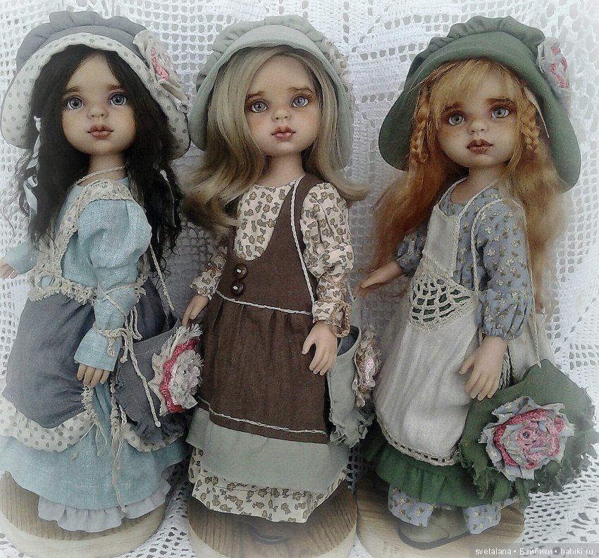 Вера.Надежда.Любовь.ООАК кукол Паола Рейна