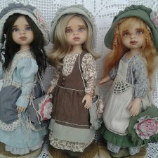 Вера.Надежда.Любовь.ООАК кукол Паола Рейна.