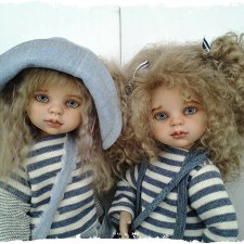 Сонечка и Бонечка.ООАК кукол от Паола Рейна