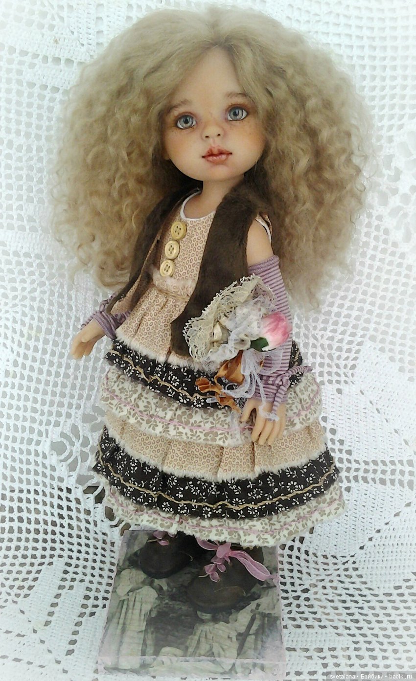 Мия и Мишель.Новогоднее настроение. ООАК кукол Паола Рейна (фото 2)