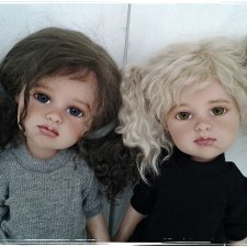 Маша и Даша. ООАК кукол от Llorens