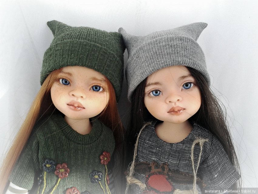 Дианка и Миланка. ООАК кукол Паола Рейна