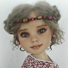 Эшли.ООАК (игровой шарнирной куклы DollyToy