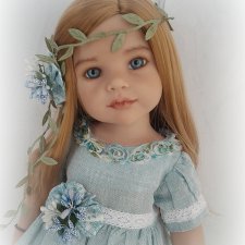 Дана.Девочка Весна.ООаК куклы Готц