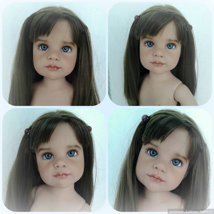 Стефания. Девочка с глазами цвета моря. ООАК куклы Готц