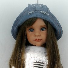 Стефания. Девочка с глазами цвета моря. ООАК куклы Готц