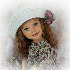 Моя  летняя девочка. Дианка. (ООАК)