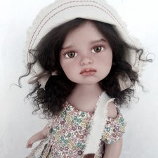 Летняя девочка Вероничка. ООАК куклы от Ллоренс, Оливия