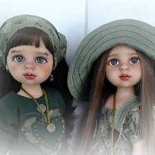 Оливия и Эмилия.ООАК кукол Паола Рейна