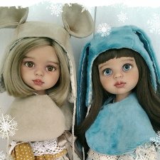 Мои новогодние девочки. ООАК кукол Паола Рейна