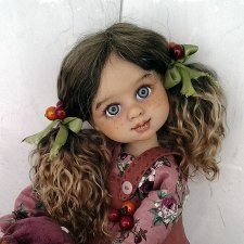 Девочка Ягодка.ООАК куклы (Бержуан)