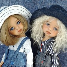 Мои летние деФФчонки. Морской стиль. ООАК Паола Рейна