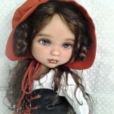 Красная Шапочка.ООАК Испанской куклы Евы от Берхуан (Berjuan)