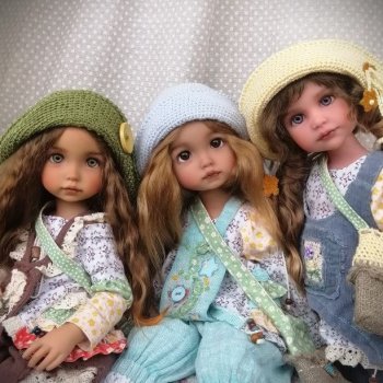 Осенние девочки.ООАК куклы Max & Jessi