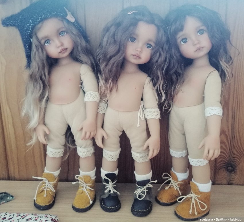Мия,Олия и Лиля.Мои зимние девочки .ООАК куклы Max & Jessi (фото 2)