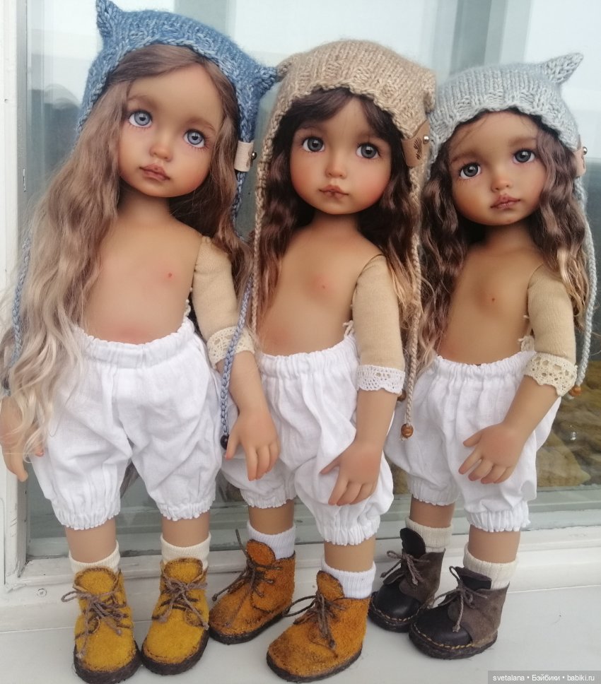 Мия,Олия и Лиля.Мои зимние девочки .ООАК куклы Max & Jessi (фото 4)