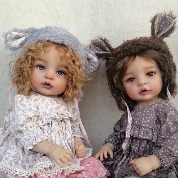 Линель и Мишель. ООАК кукол.