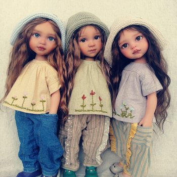 Три подружки. Диана, Каталина и Паола.