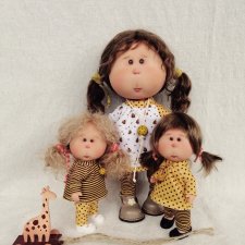 Три пироженки "Картошка". ООАК.