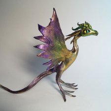 Пурпурно золотой  дракончик