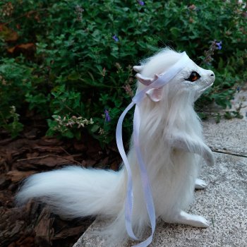 Белый и пушистый