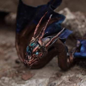 Большой стимпанковый дракон