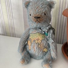 Продам авторского тедди - медведя "Земля"