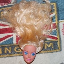 голова Барби Ice Capades Barbie 1990 год