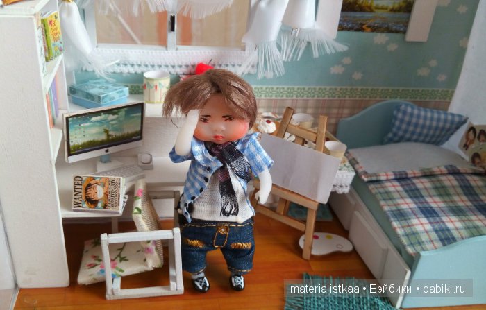 Как художник нашел свою музу. Авторская кукла ручной работы (фото 3)