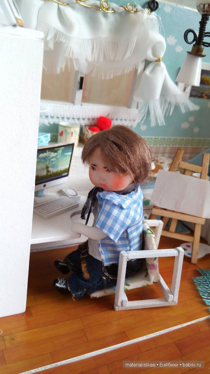 Как художник нашел свою музу. Авторская кукла ручной работы (фото 2)