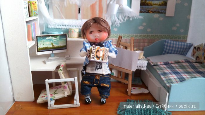 Как художник нашел свою музу. Авторская кукла ручной работы (фото 4)