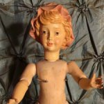 Полностью деревянная шарнирная кукла Анна от Dolfi и Ado Santini 1990г.