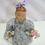 Деревянная авторская кукла от Patti Hale. NIADA. 1977 год