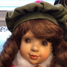 Деревянная шарнирная кукла VICTORIA Christmas doll от Anri, Sarah Kay