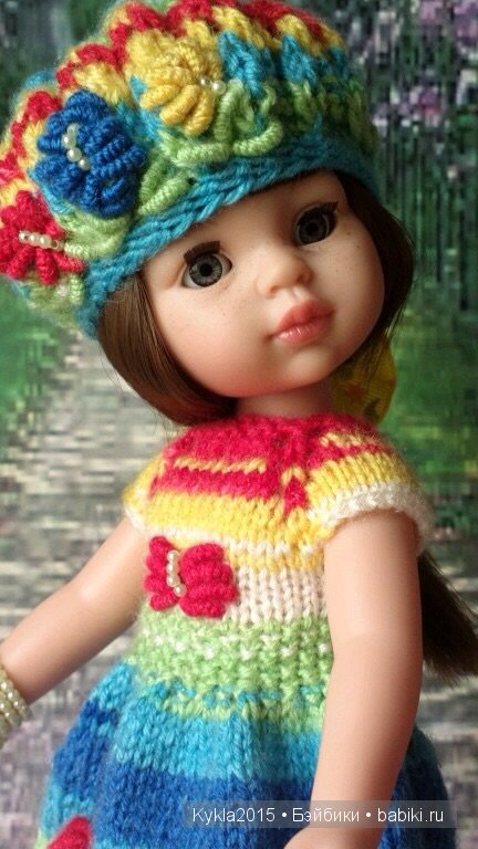 Яркий "Радужный" наряд для куколки | Бэйбики Яркий "Радужный" наряд для куколки