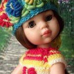 Яркий "Радужный" наряд для куколки!