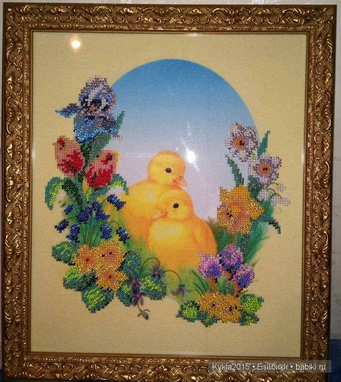 Мое любимое хобби- вышивка бисером