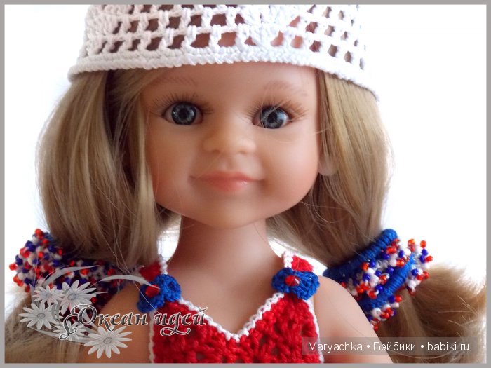Резиночки для волос для куклы с бисером