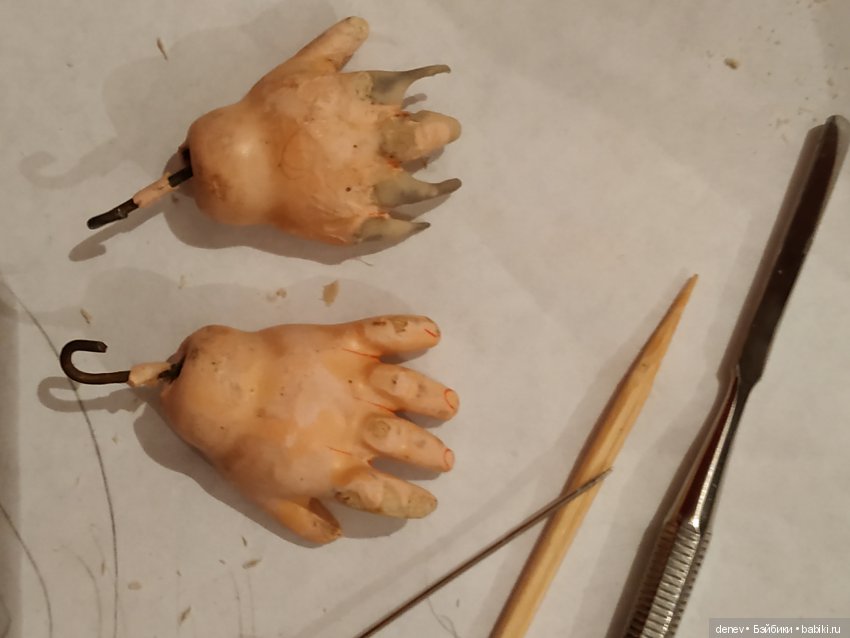 Все в твоих руках — Реставрация антикварных кукол: ремонт фарфора (фото 6)