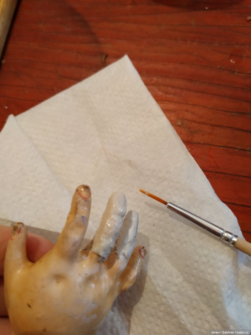 Все в твоих руках — Реставрация антикварных кукол: ремонт фарфора (фото 7)