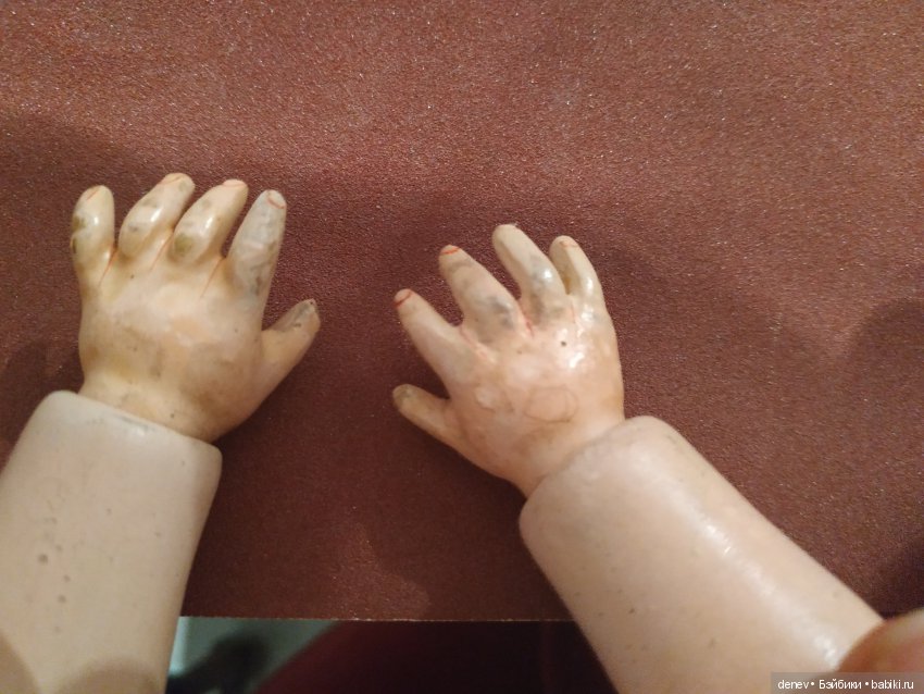 Все в твоих руках — Реставрация антикварных кукол: ремонт фарфора (фото 9)