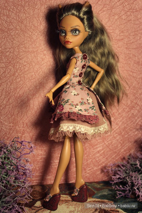 Наша волчица Илва — ООАК Monster High и Ever After High: репейнт