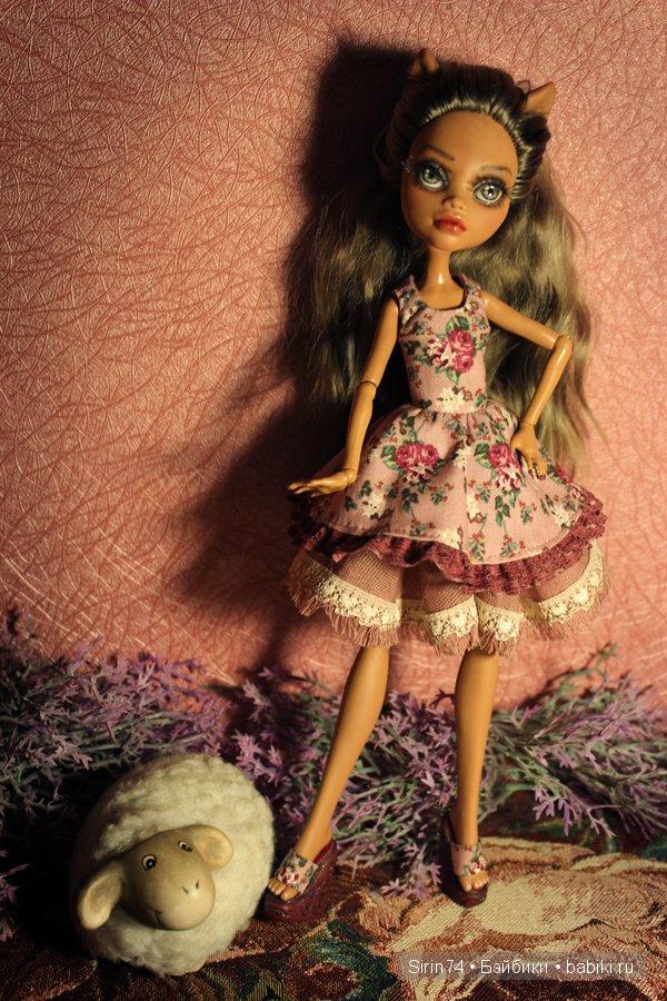 Наша волчица Илва — ООАК Monster High и Ever After High: репейнт