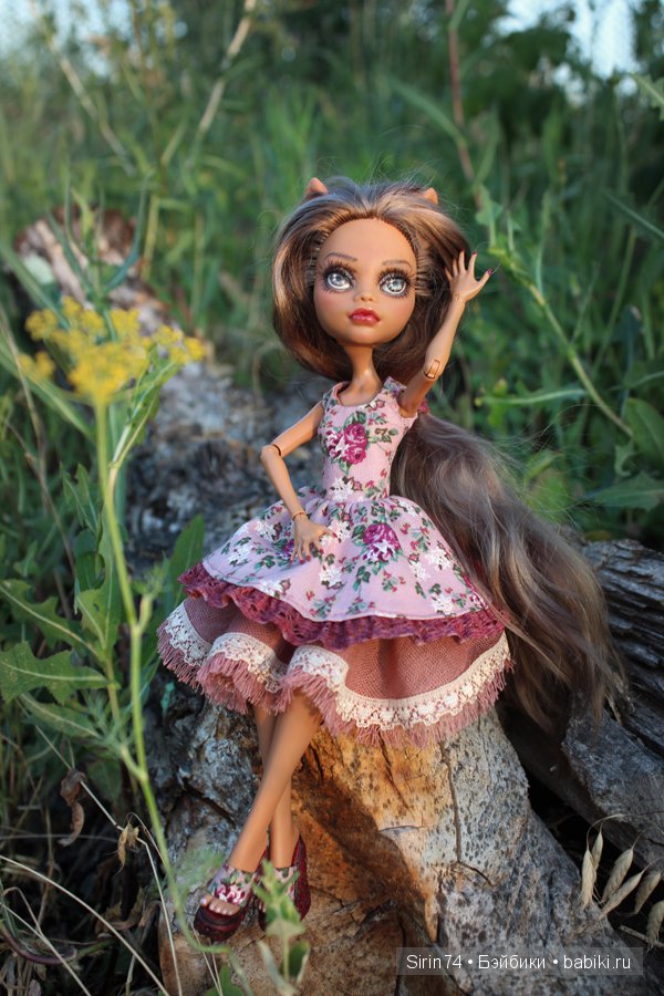 Наша волчица Илва — ООАК Monster High и Ever After High: репейнт (фото 2)
