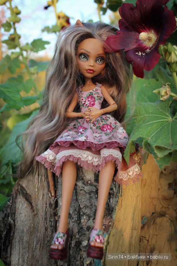 Наша волчица Илва — ООАК Monster High и Ever After High: репейнт (фото 6)